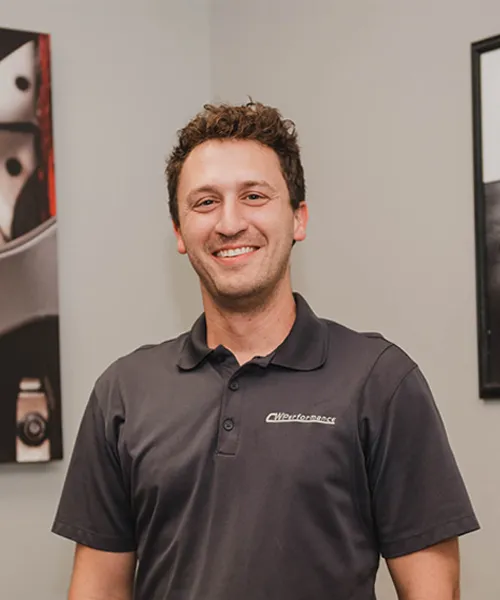 Smiling man in a polo shirt